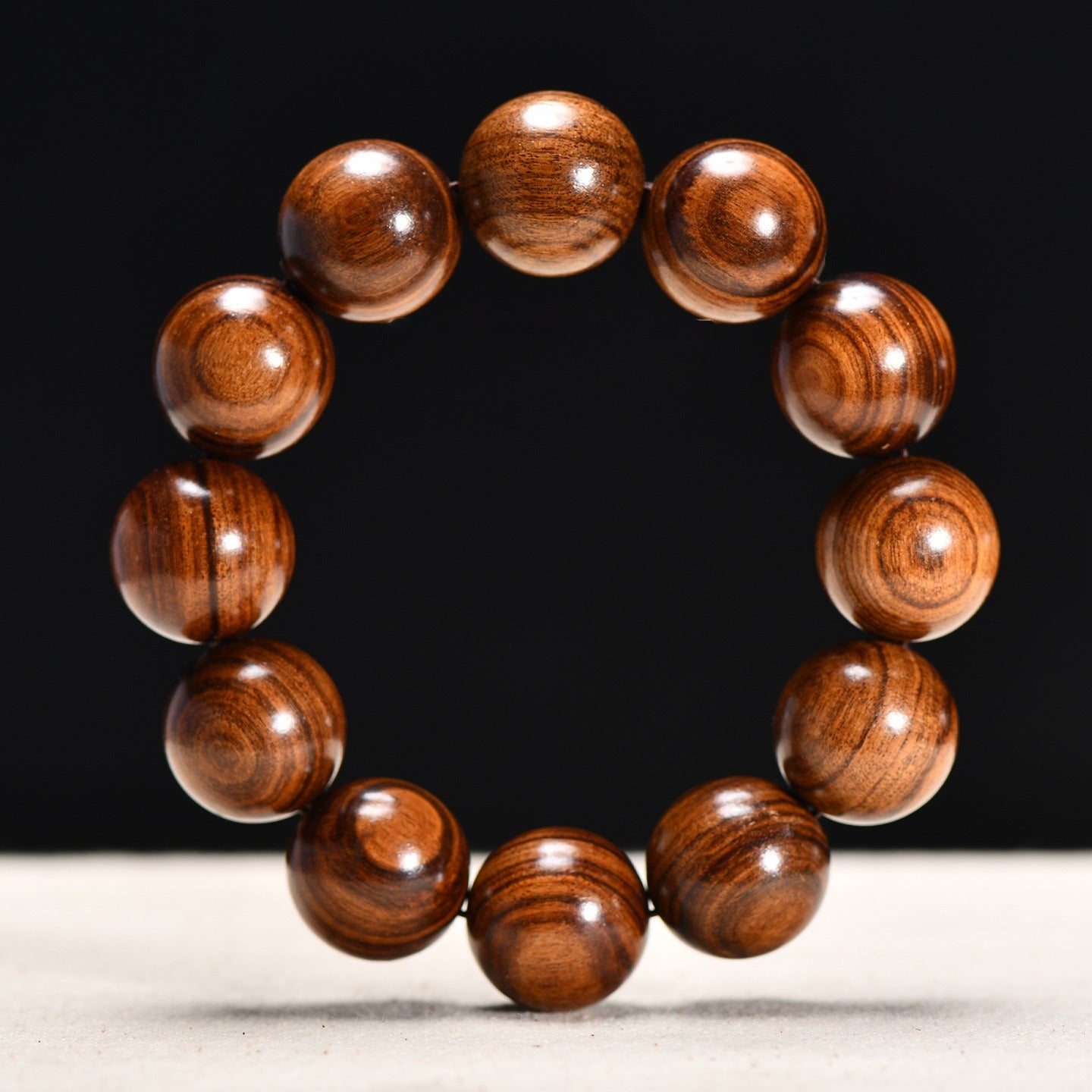 The Ancient Eye - Natural High-Density Wood Grounding Bracelet for Protection & Stability