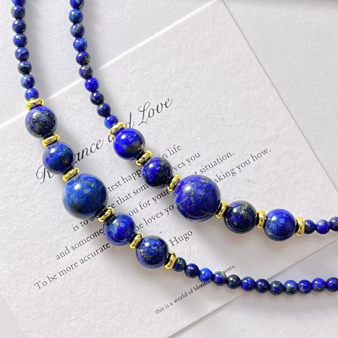 The Sovereign Heart - Natural Lapis Lazuli "Romance and Love" Necklace for Soul Alignment & Truth
