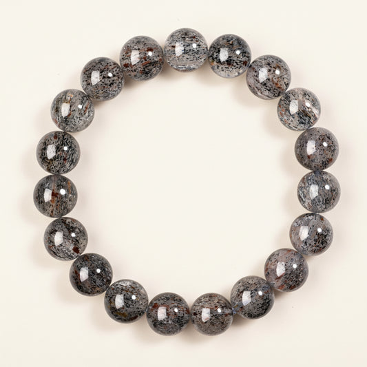 The Shadow Catalyst - Rare Black Super Seven Manifestation Bracelet for Power & Protection