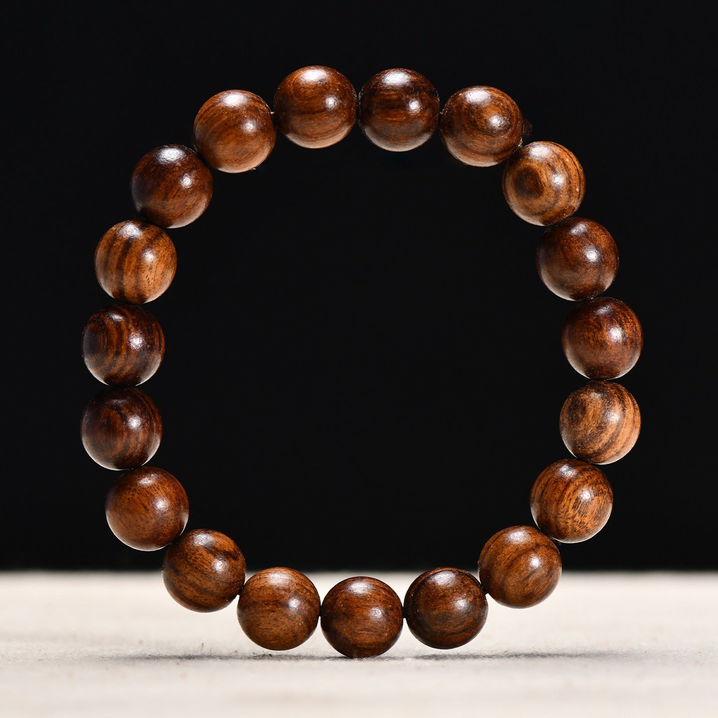 The Ancient Eye - Natural High-Density Wood Grounding Bracelet for Protection & Stability