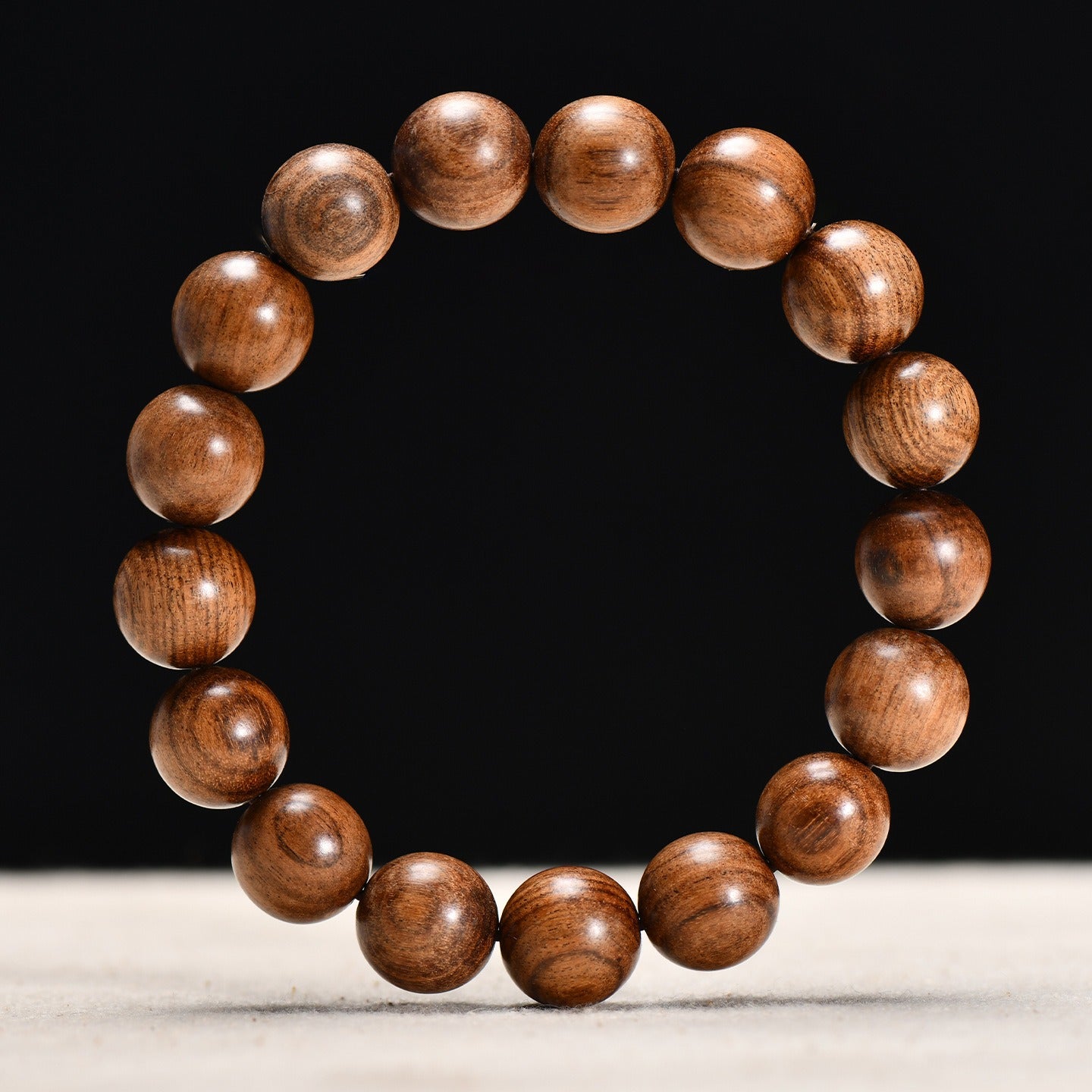 The Ancient Eye - Natural High-Density Wood Grounding Bracelet for Protection & Stability
