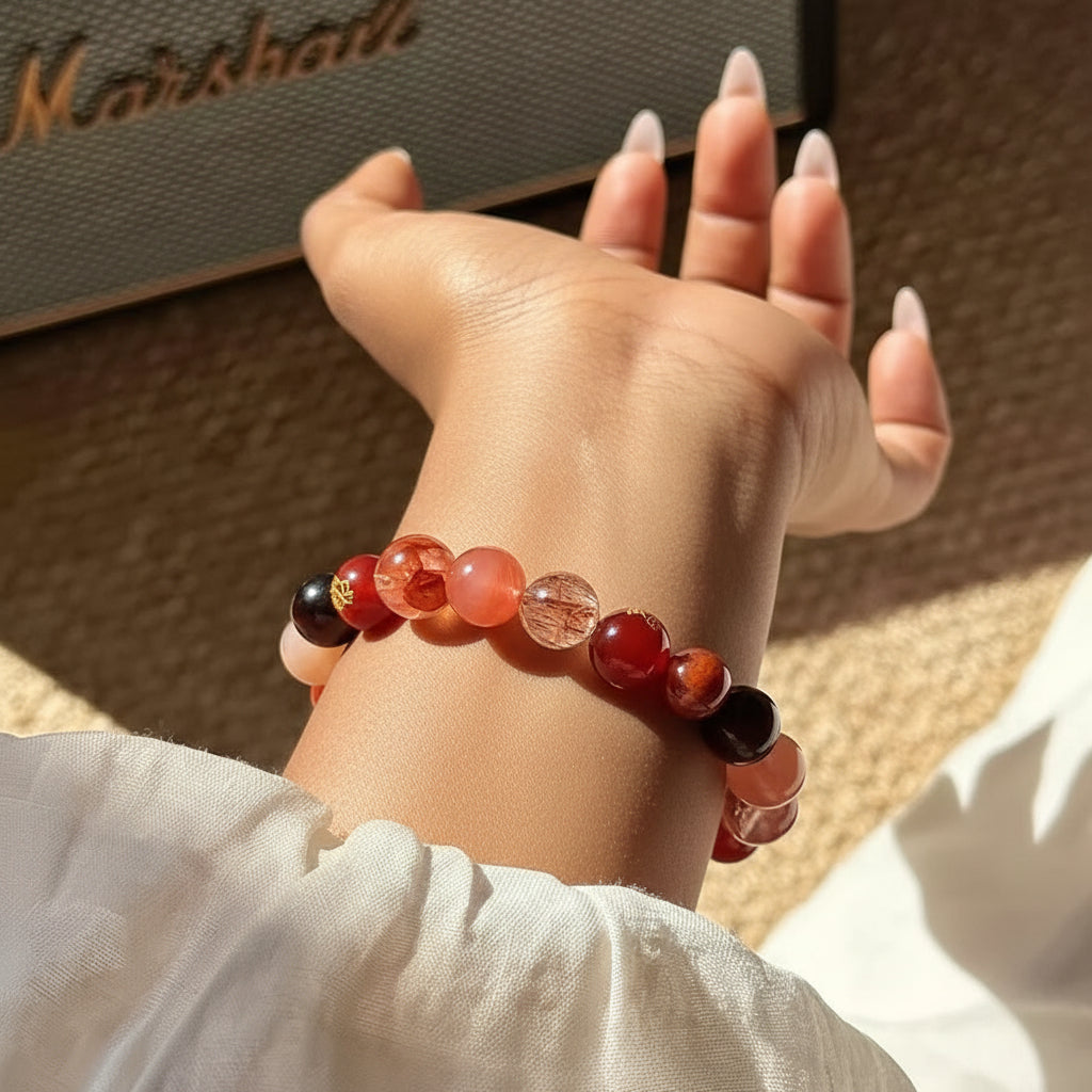 The Lunar Guardian - Natural Chinese Zodiac Bracelet for Protection & New Beginnings