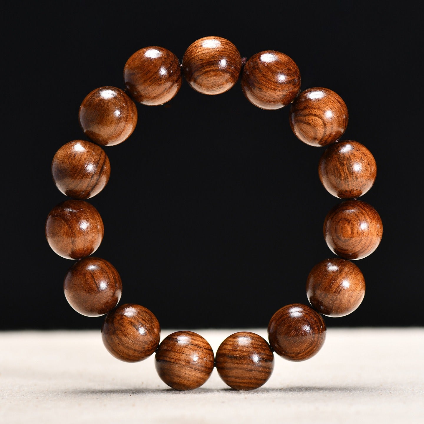 The Ancient Eye - Natural High-Density Wood Grounding Bracelet for Protection & Stability