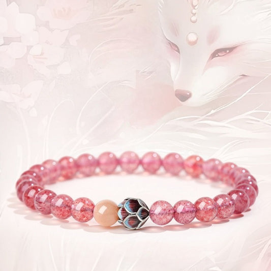 The Essence Collection - Natural Crystal Intentional Bracelet for Love, Wealth & Anxiety Relief