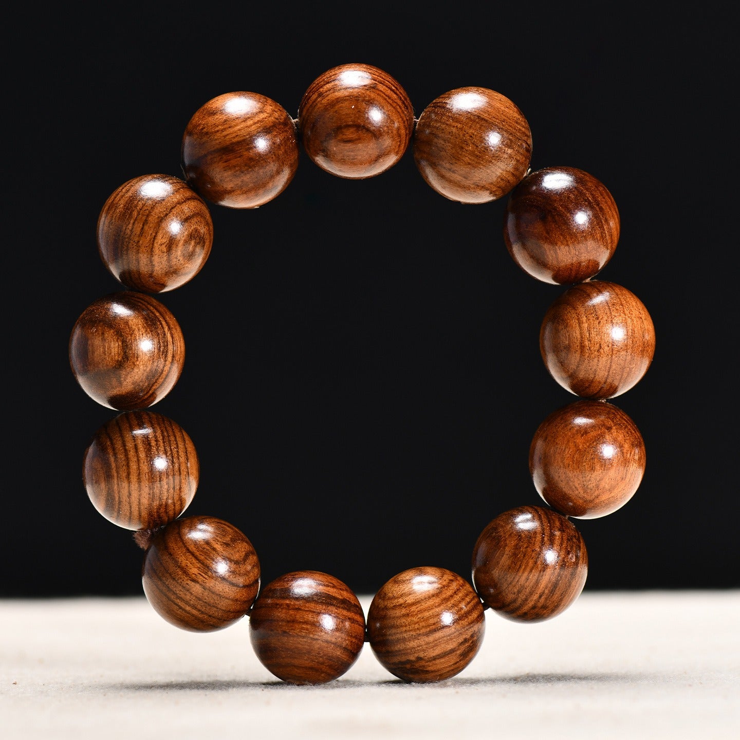 The Ancient Eye - Natural High-Density Wood Grounding Bracelet for Protection & Stability