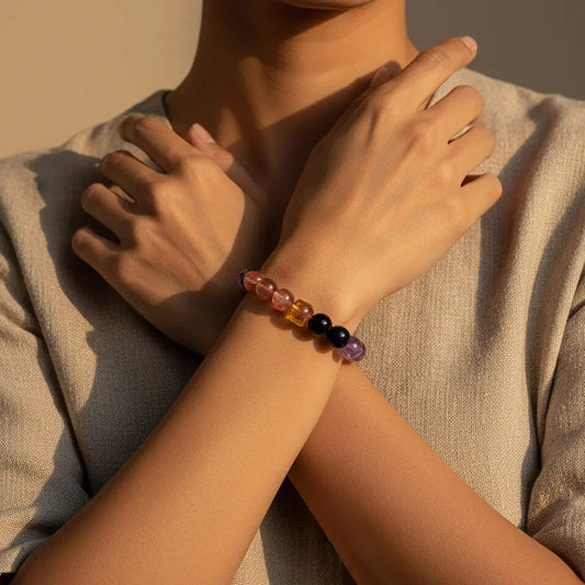 The Elemental Flow - Handcrafted Five Elements (Wu Xing) Balance Bracelet for Alignment & Vitality