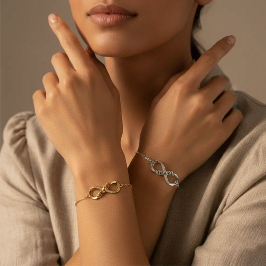 The Eternal Matriarch - Infinity "Mom" Bracelet for Unconditional Love & Nurturing Energy