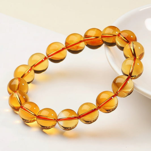 The Golden Harvest - Natural Citrine Abundance Bracelet for Wealth Manifestation