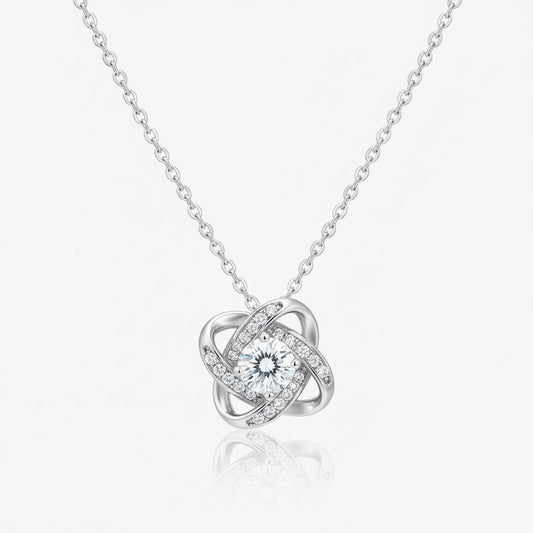 Full Diamond Four-Leaf Clover Necklace for Unbreakable Bonds